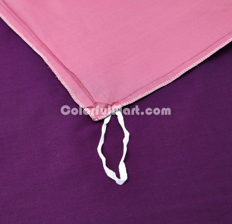 Rainbow Romance Purple Modern Bedding Teen Bedding - Click Image to Close