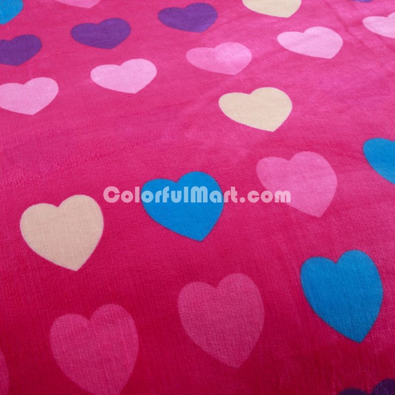 True Love Rose Style Bedding Flannel Bedding Girls Bedding - Click Image to Close
