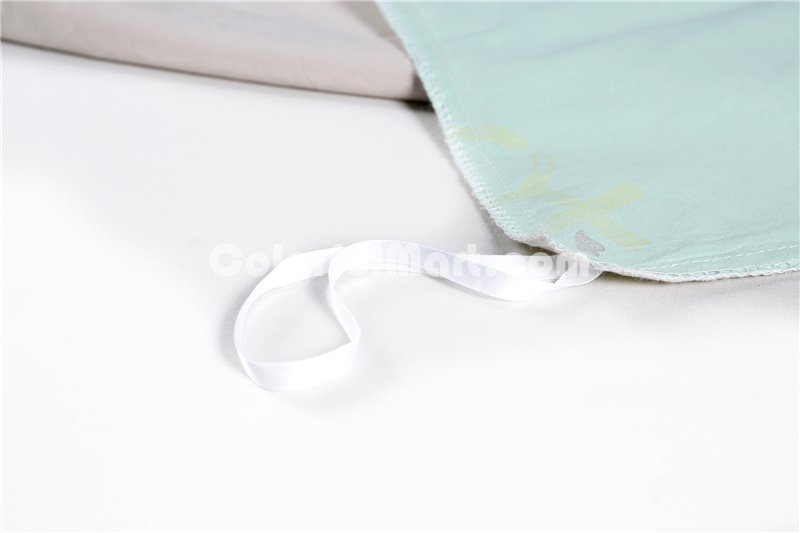 You Love Me Green Bedding Set Teen Bedding Kids Bedding Duvet Cover Pillow Sham Flat Sheet Gift Idea - Click Image to Close