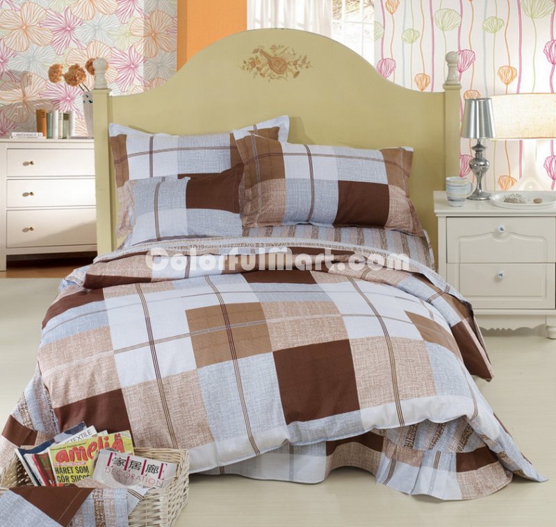 Roman Style Coffee Cheap Kids Bedding Sets - Click Image to Close