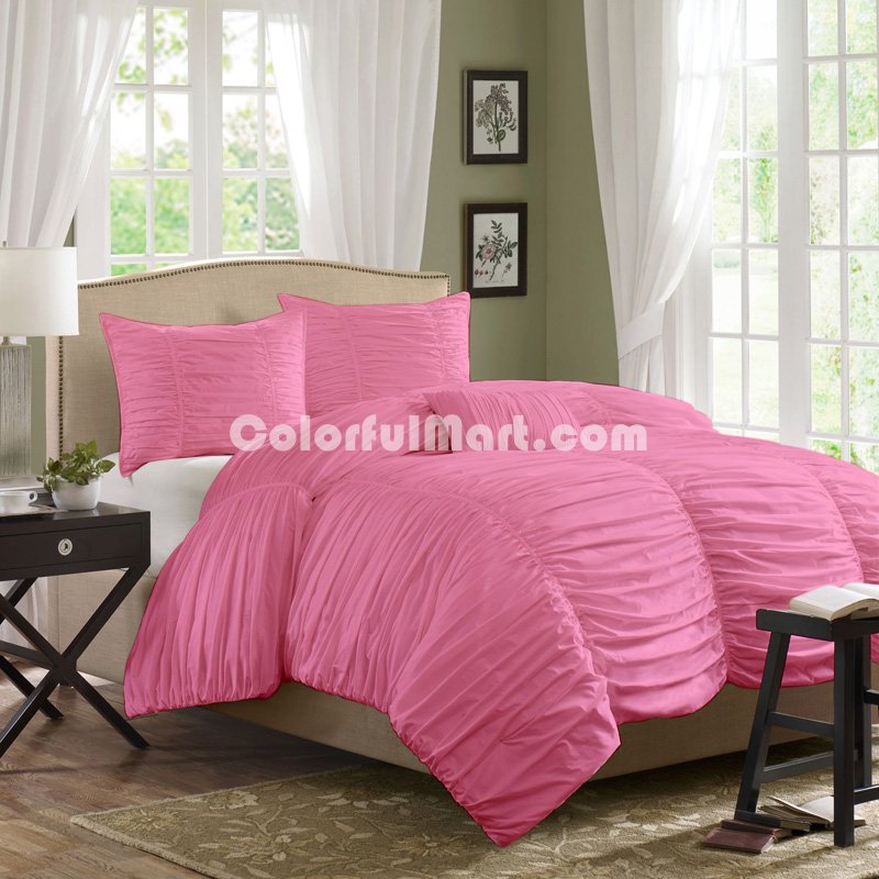 Yekarina Pink Duvet Cover Sets - Click Image to Close
