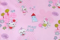 Fashionable Rabbit Pink Cheap Kids Bedding Sets