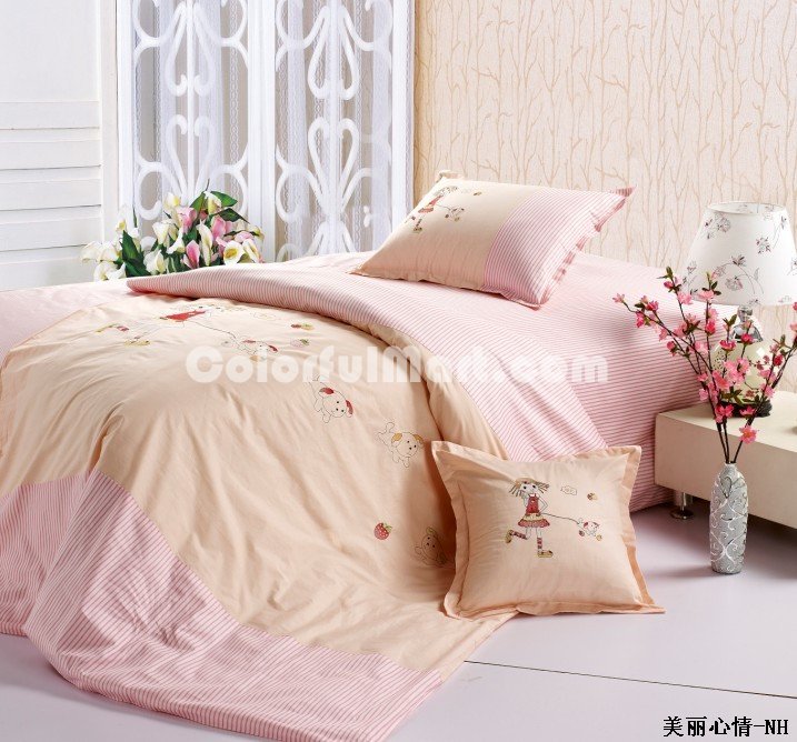 Beautiful Mood Girls Bedding Sets For Kids - Click Image to Close