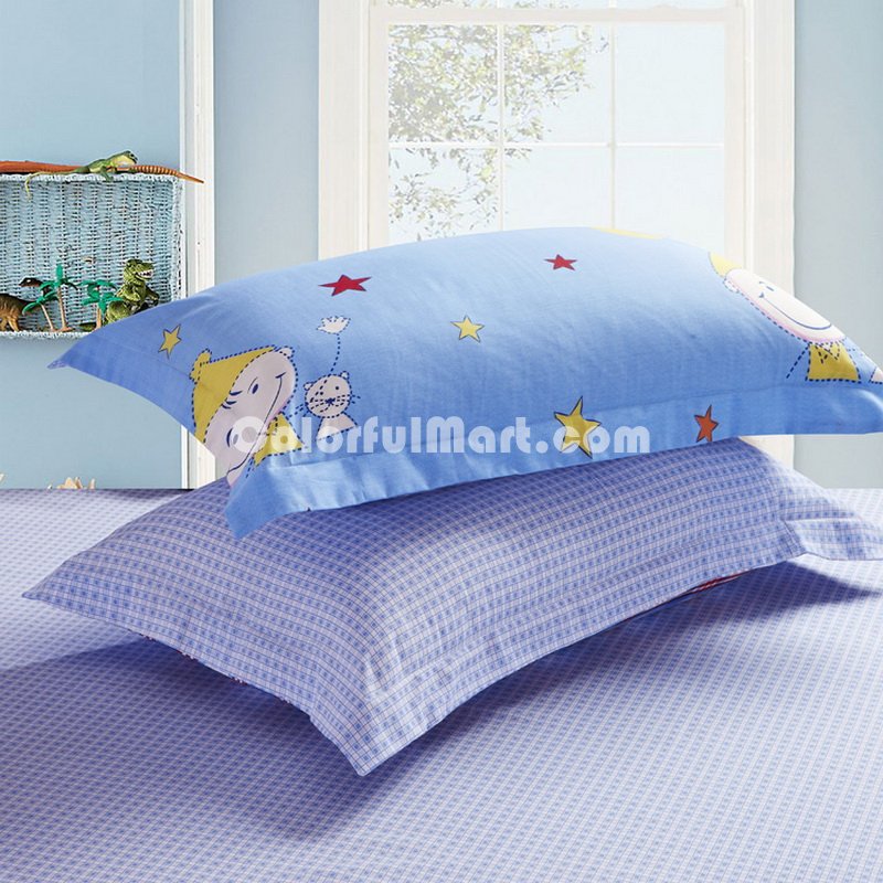 Shining Baby Sky Blue Modern Bedding 2014 Duvet Cover Set - Click Image to Close