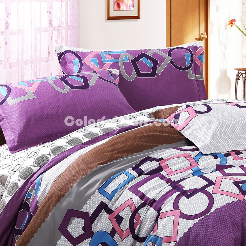 Sophie Lattice Modern Bedding Sets - Click Image to Close