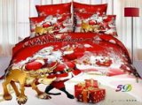 Santa Claus Merry Christmas Red Bedding Christmas Bedding Holiday Bedding
