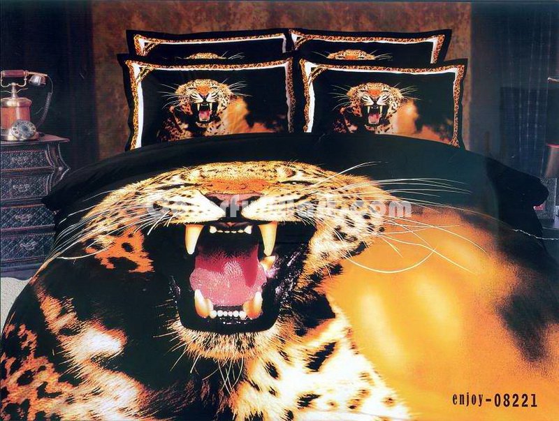 Leopard Style8 Cheetah Print Leopard Print Bedding Set - Click Image to Close