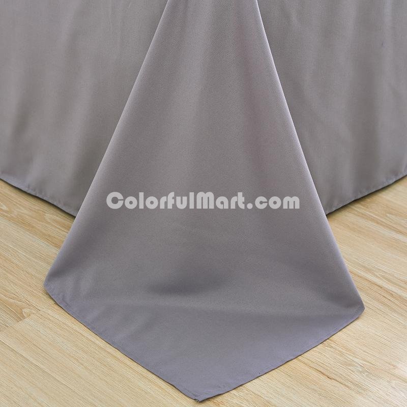 Grey Violet Bedding Set Duvet Cover Pillow Sham Flat Sheet Teen Kids Boys Girls Bedding - Click Image to Close