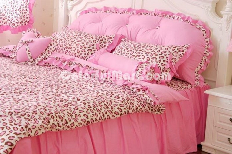 Pink Cheetah Print Bedding Sets - Click Image to Close