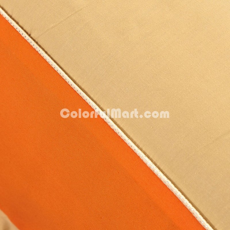 Orange And Yellow Modern Bedding Cotton Bedding - Click Image to Close