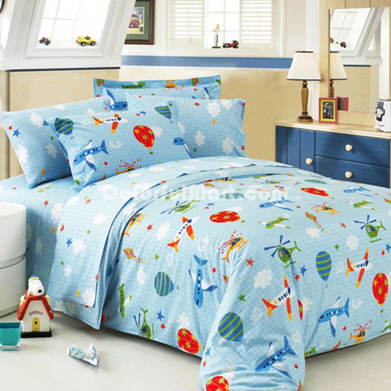 Flying Dreams Kids Bedding Sets For Boys - Click Image to Close