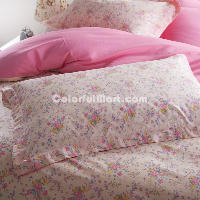 Hidden Fragrance Pink Garden Bedding Flowers Bedding Girls Bedding - Click Image to Close