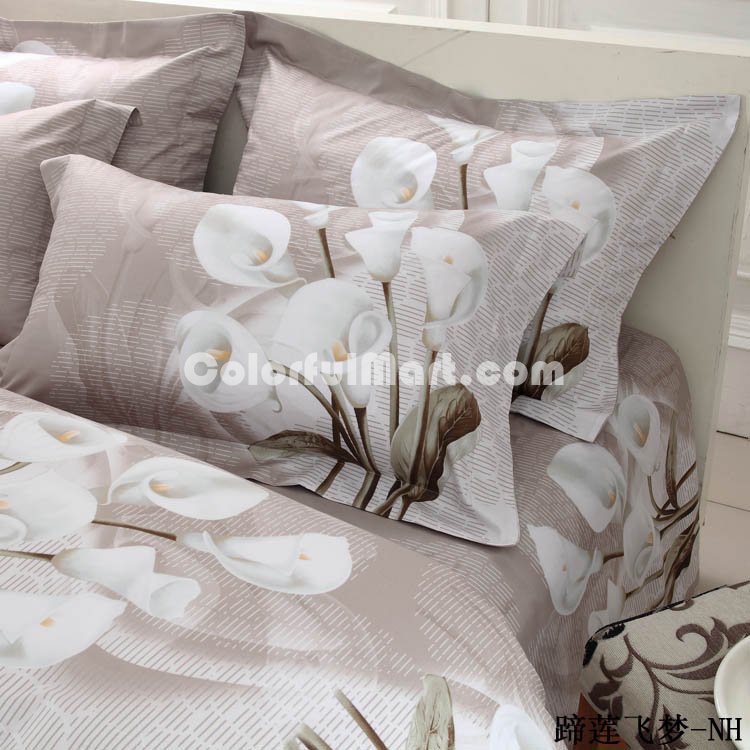 Calla Shape Duvet Cover Sets Luxury Bedding - Click Image to Close