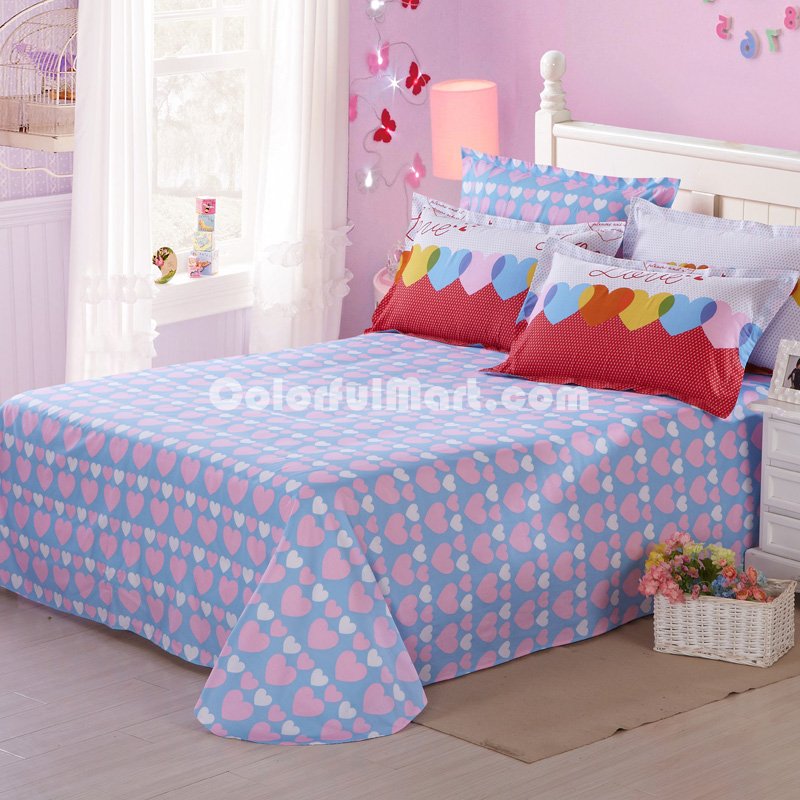Deep Love Blue Bedding Set Kids Bedding Teen Bedding Duvet Cover Set Gift Idea - Click Image to Close