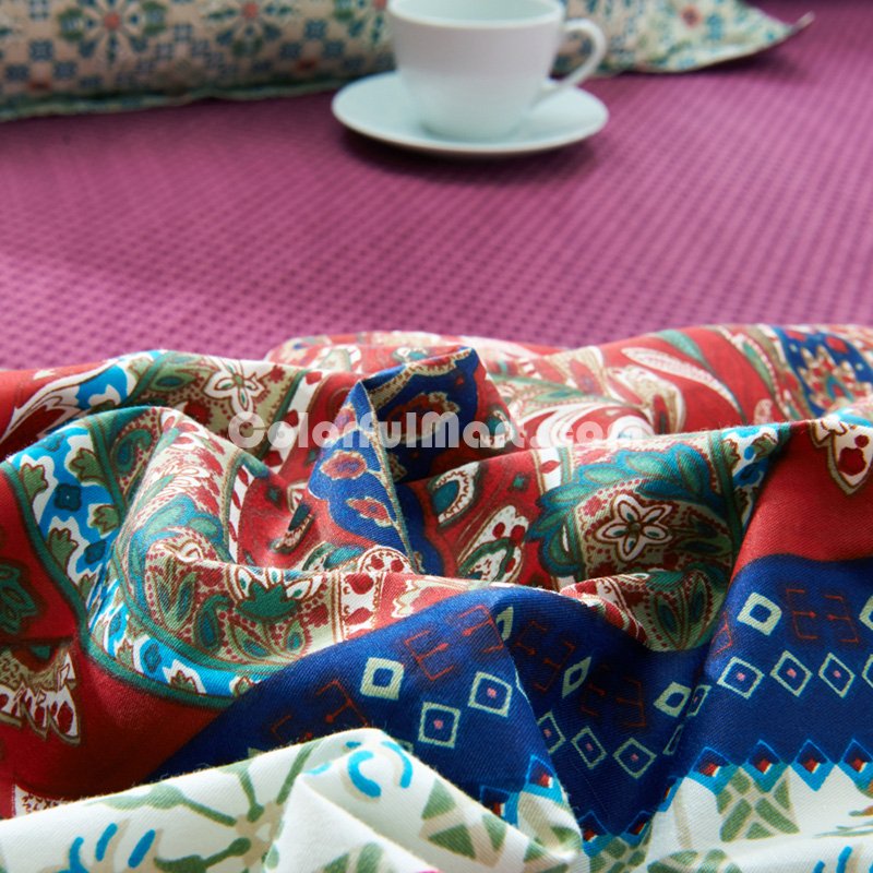 Lacus Blue Bedding Set Luxury Bedding Girls Bedding Duvet Cover Set - Click Image to Close