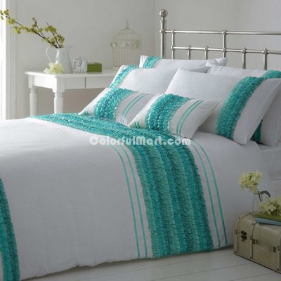Aqua White Luxury Bedding Quality Bedding