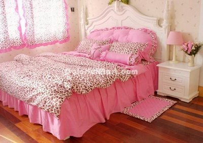 Pink Cheetah Print Bedding Sets