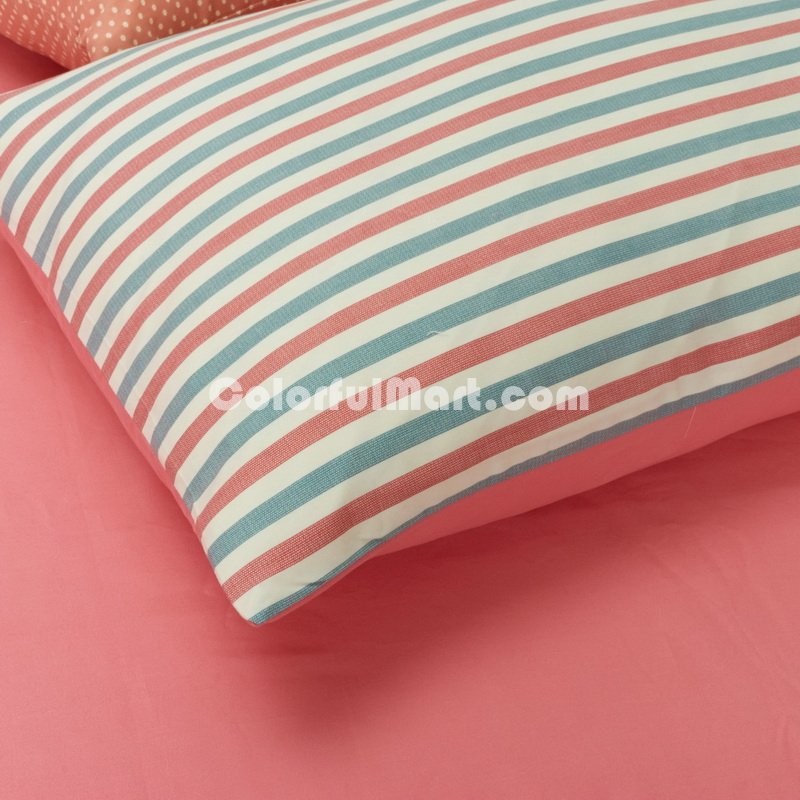 Stripes Pink Bedding Girls Bedding Teen Bedding Kids Bedding - Click Image to Close