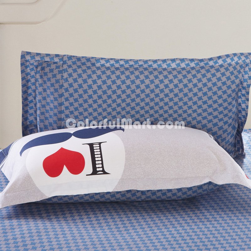 11 Love Blue Bedding Set Kids Bedding Teen Bedding Duvet Cover Set Gift Idea - Click Image to Close
