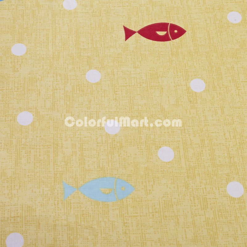 Pretty Baby Yellow Modern Bedding 2014 Duvet Cover Set - Click Image to Close