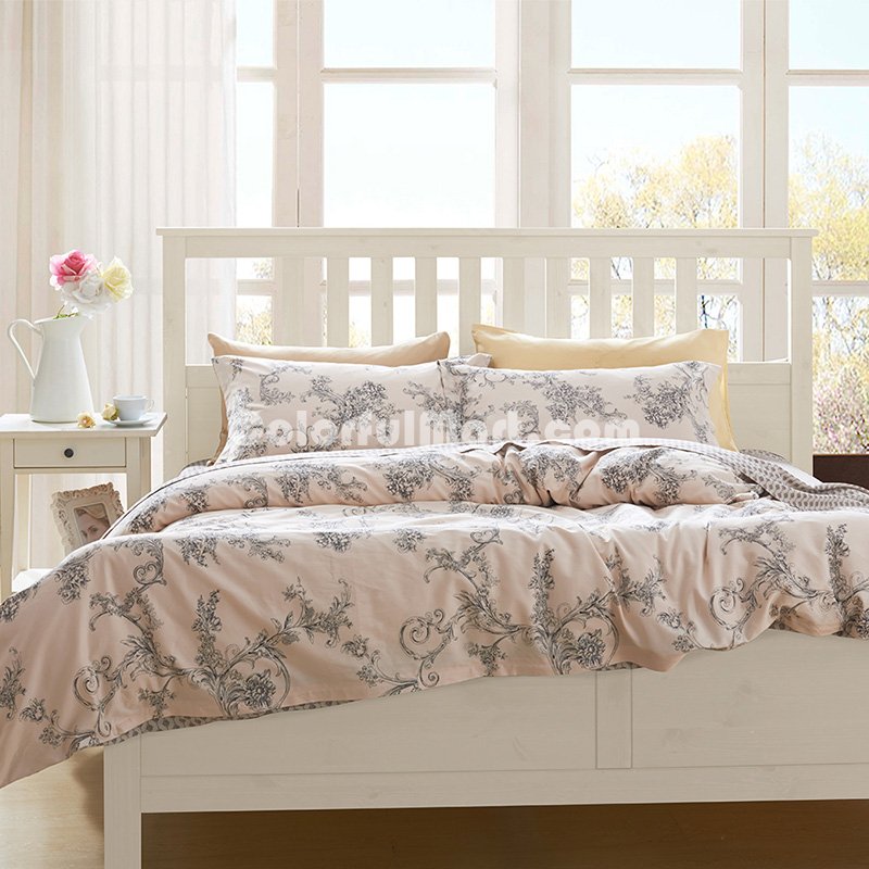 Diana Beige Bedding Set Luxury Bedding Girls Bedding Duvet Cover Set - Click Image to Close