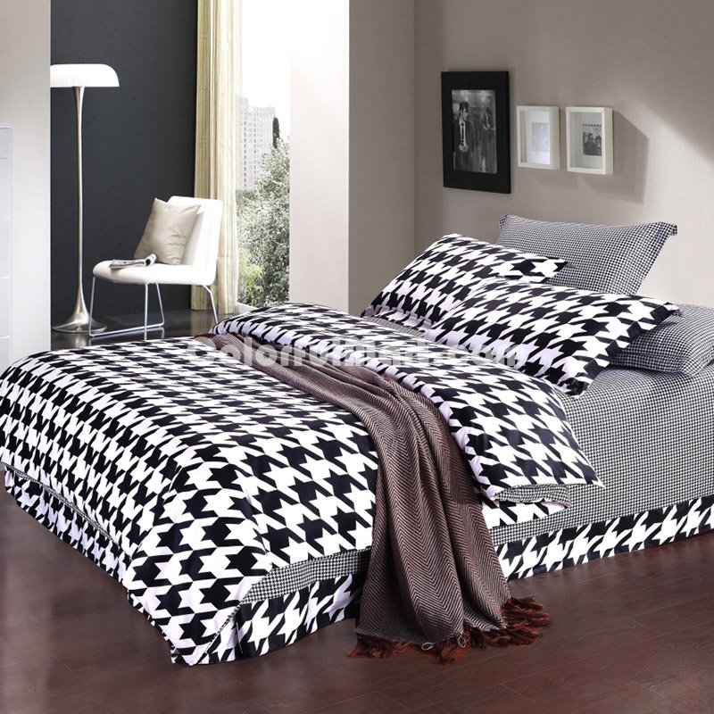 York Swallow Gird Black And White Bedding Classic Bedding - Click Image to Close