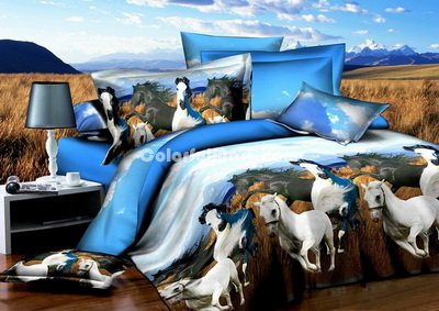 Ferghana Horse Duvet Cover Set 3D Bedding