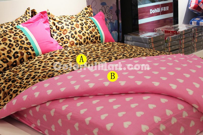 Wild Sweety Cheetah Print Bedding Sets - Click Image to Close