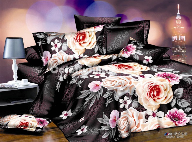 European Romance Bedding 3D Duvet Cover Set - Click Image to Close