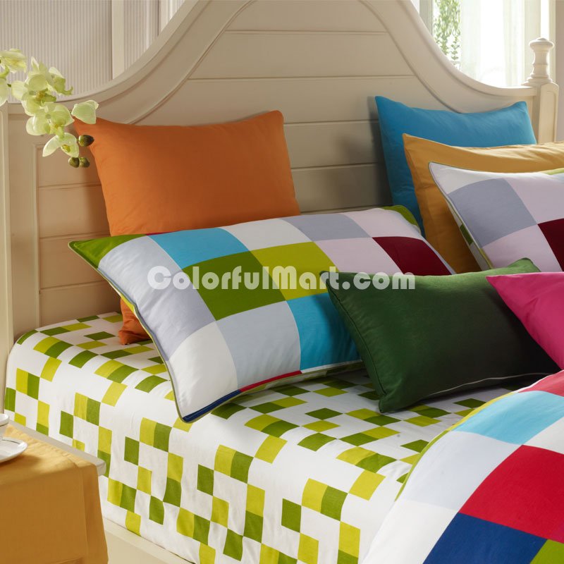 Fashion Lattice Modern Bedding Sets - Click Image to Close