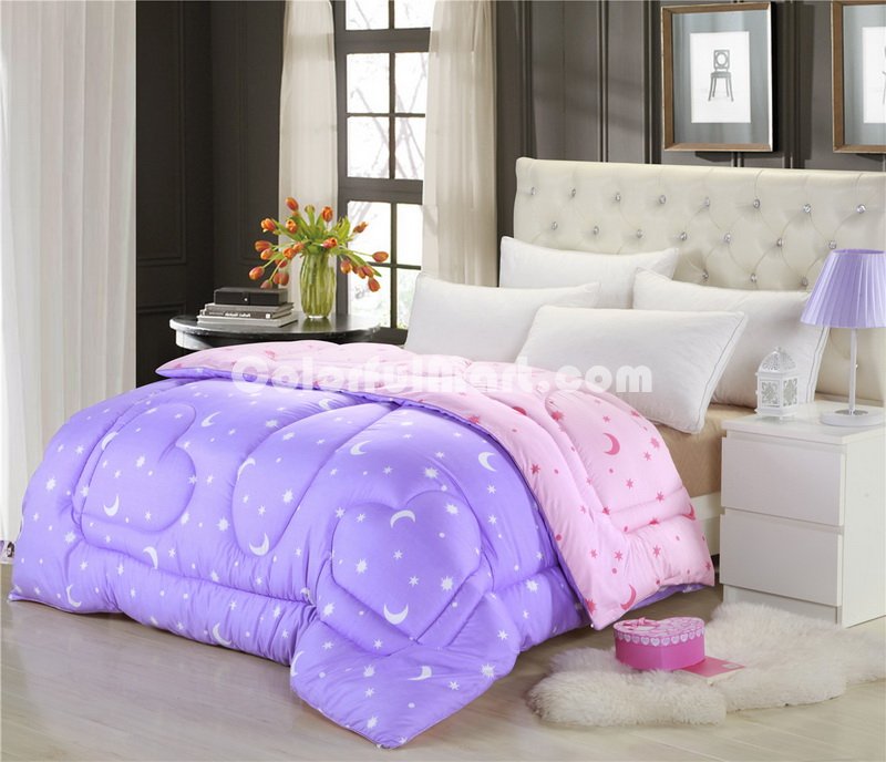Youthful Dancing Purple Comforter - Click Image to Close