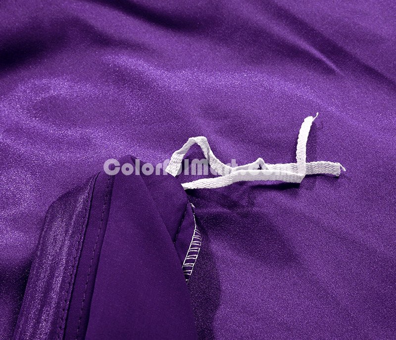 Pure Enjoyment Dark Violet Silk Bedding Silk Duvet Cover Set - Click Image to Close