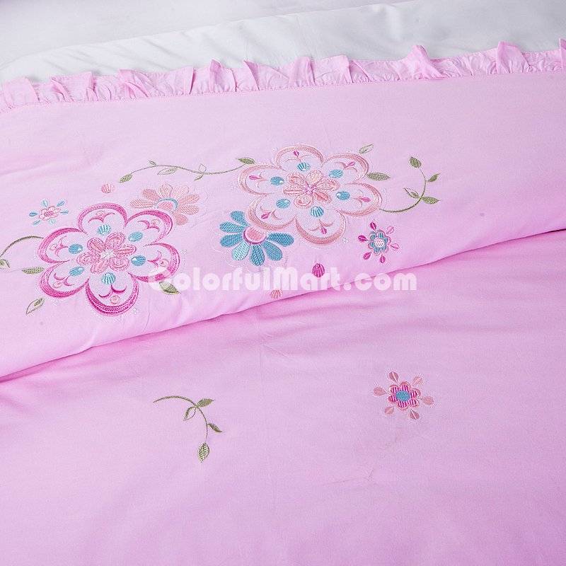 Flower Language Pink Bedding Girls Bedding Princess Bedding Teen Bedding - Click Image to Close