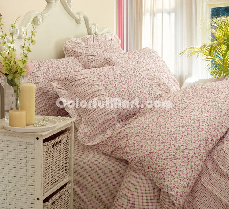 Fragrance Pink Lilac Girls Bedding Sets - Click Image to Close