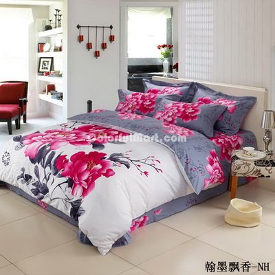 Chinese Painting Duvet Cover Sets Luxury Bedding