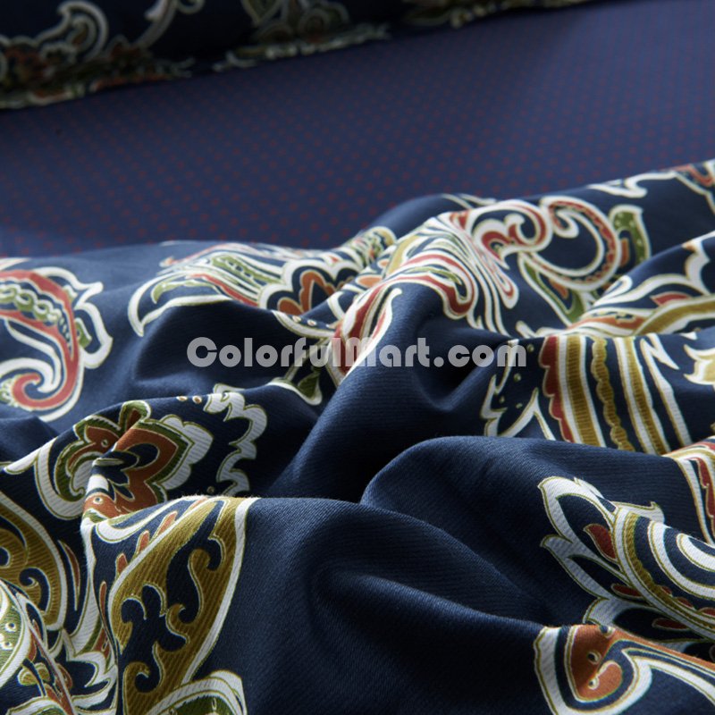 Fiona Blue Bedding Set Luxury Bedding Girls Bedding Duvet Cover Set - Click Image to Close