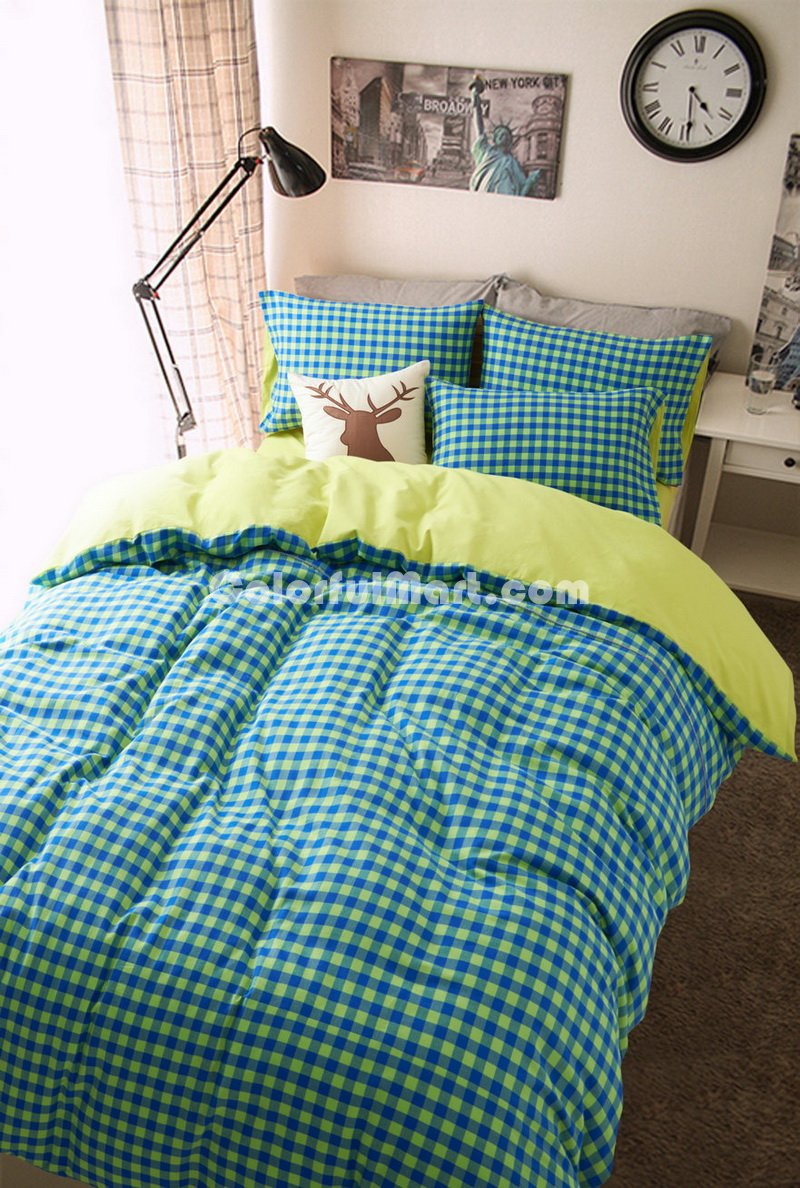 Anthony Blue Bedding Scandinavian Design Bedding Teen Bedding Kids Bedding - Click Image to Close