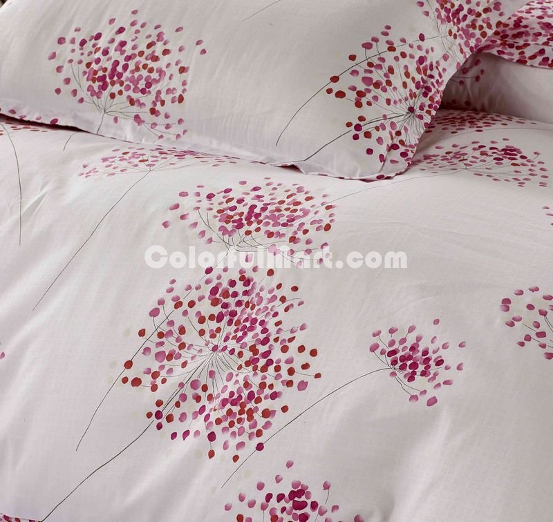 Bloom Red 3 Pieces Girls Bedding Sets - Click Image to Close