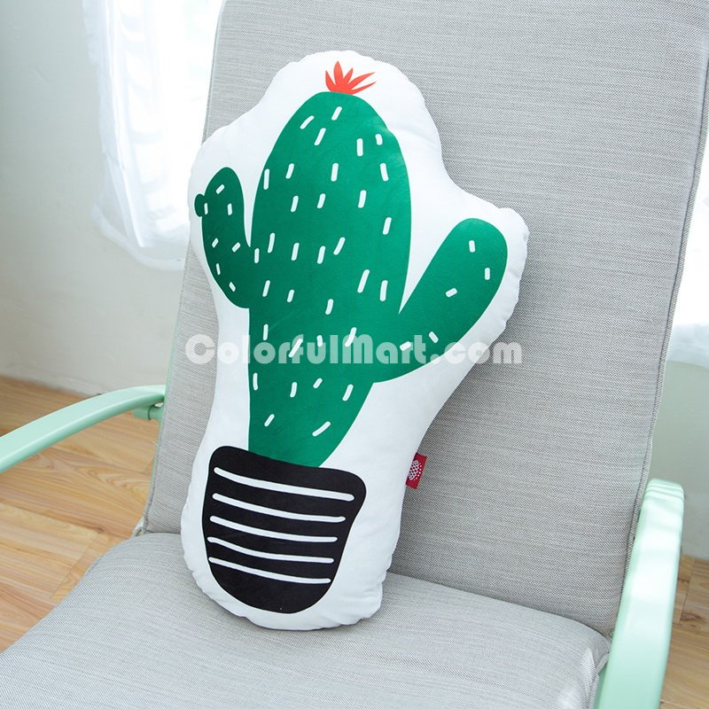 Cactus Green Pillow Decorative Pillow Throw Pillow Couch Pillow Accent Pillow Best Pillow Gift Idea - Click Image to Close