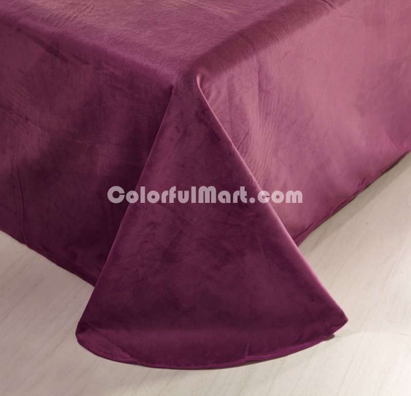 Lovers At Dolphin Bay Purple Velvet Bedding Modern Bedding Winter Bedding - Click Image to Close
