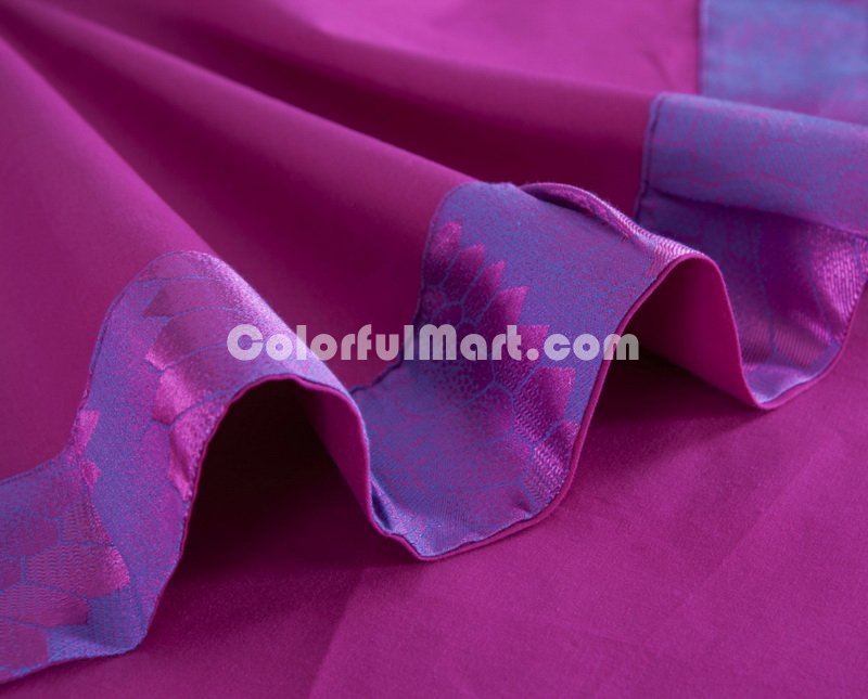 Simple Trend Purple Luxury Bedding Wedding Bedding - Click Image to Close