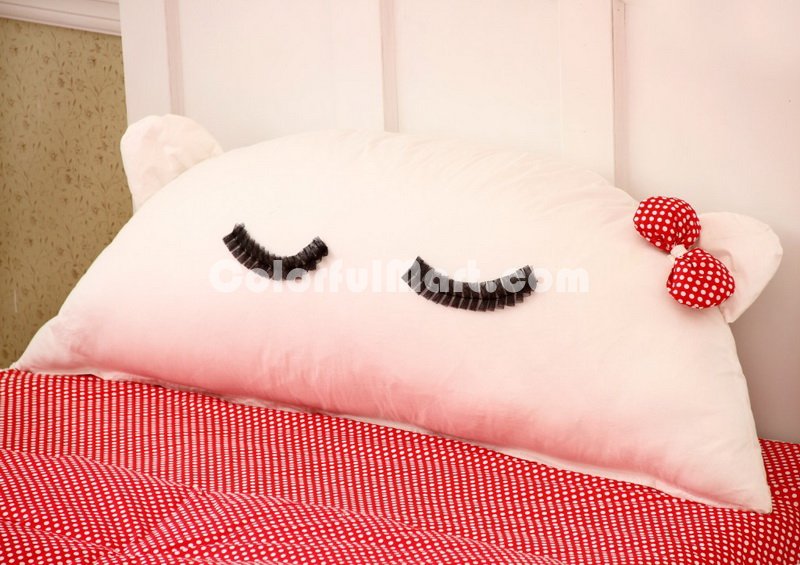 Cute Kitty Red Cat Bedding Kitty Bedding Girls Bedding - Click Image to Close