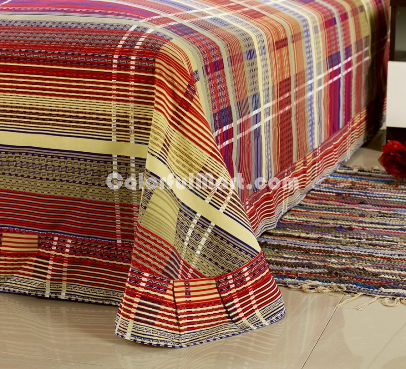 Colorful Stripe Cheap Modern Bedding Sets - Click Image to Close