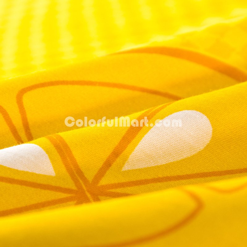 Oranges Yellow Bedding Set Kids Bedding Teen Bedding Duvet Cover Set Gift Idea - Click Image to Close