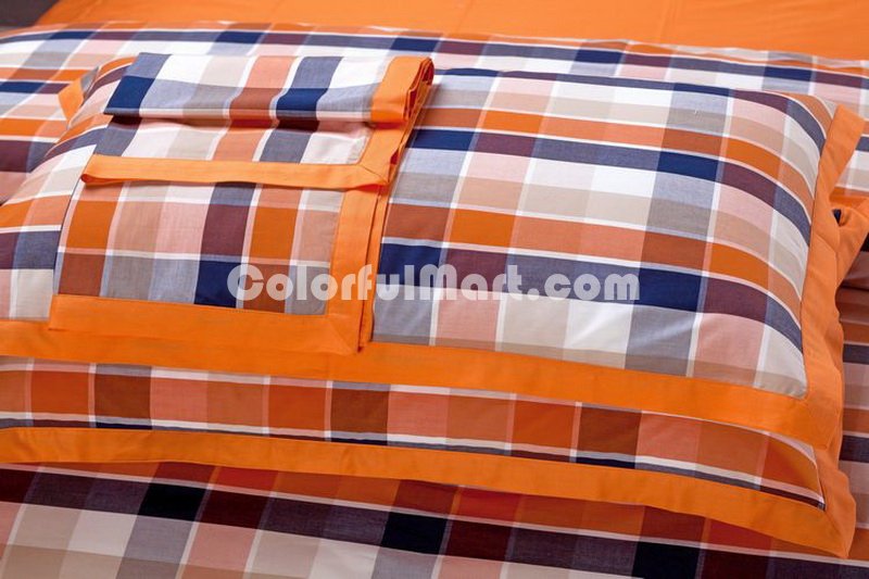 Orange College Dorm Room Bedding Sets - Click Image to Close