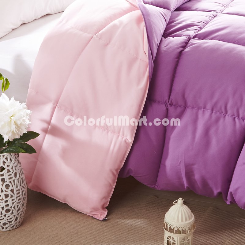 Purple And Pink Comforter Down Alternative Comforter Kids Comforter Teen Comforter - Click Image to Close