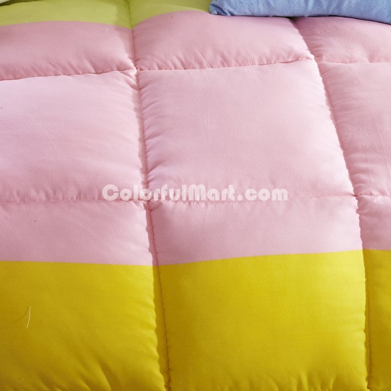Sparks Of Love Yellow Comforter Teen Comforter Kids Comforter Down Alternative Comforter - Click Image to Close
