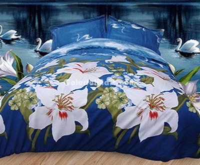 Blue Love Duvet Cover Set 3D Bedding