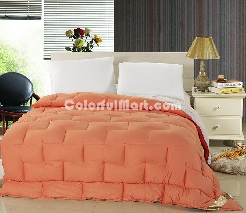 Double Orange Down Comforter - Click Image to Close