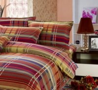 Colorful Stripe Cheap Modern Bedding Sets